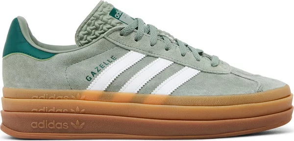 Adidas Gazelle Bold (W) Silver Green Gum